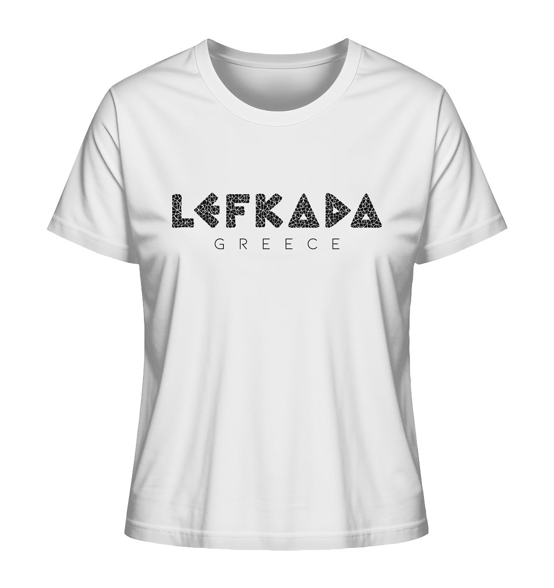 Lefkada Greece Mosaik - Ladies Organic Shirt