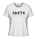 Crete Greece Mosaik - Ladies Organic Shirt