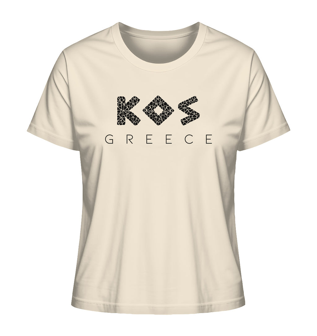 Kos Greece Mosaik - Ladies Organic Shirt
