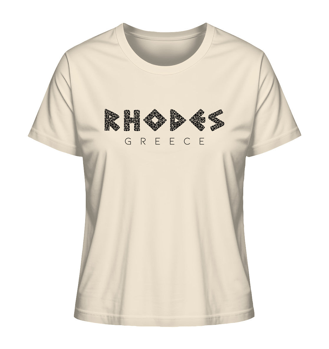 Rhodes Greece Mosaik - Ladies Organic Shirt