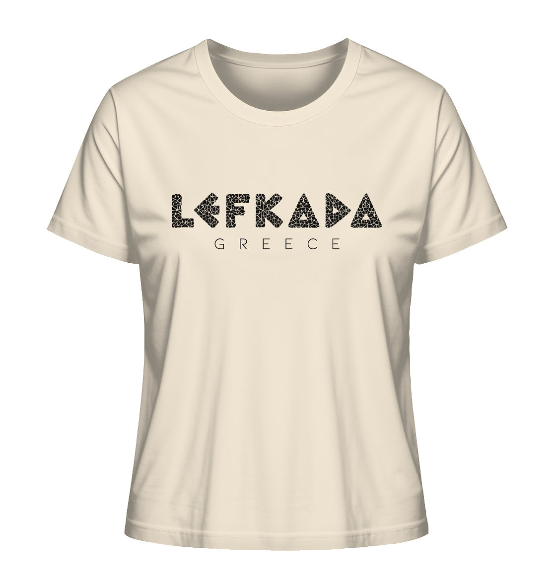 Lefkada Greece Mosaik - Ladies Organic Shirt