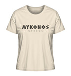 Mykonos Greece Mosaik - Ladies Organic Shirt
