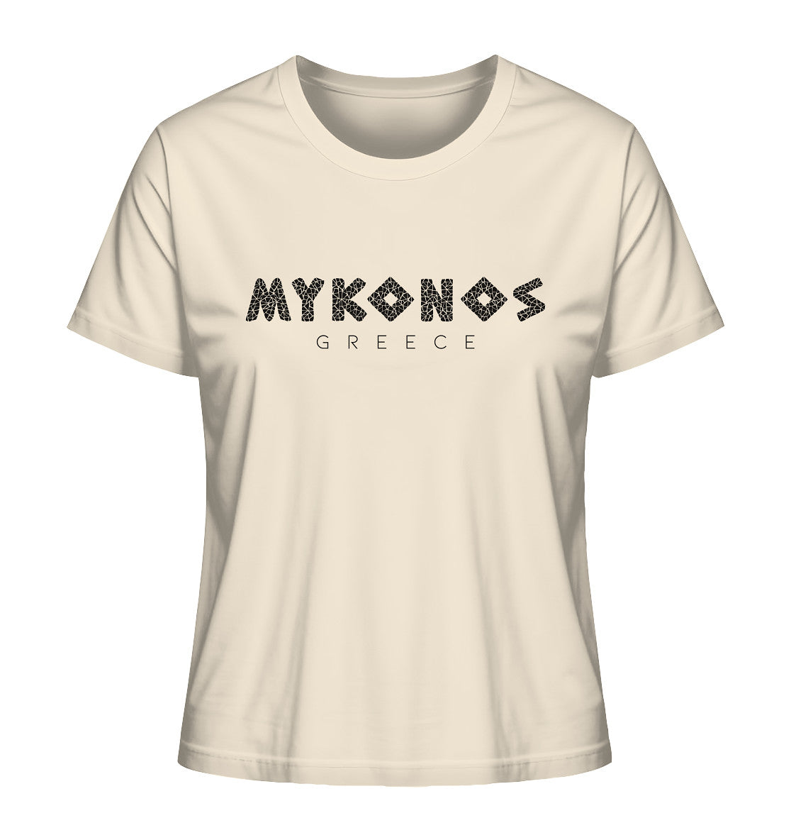 Mykonos Greece Mosaik - Ladies Organic Shirt