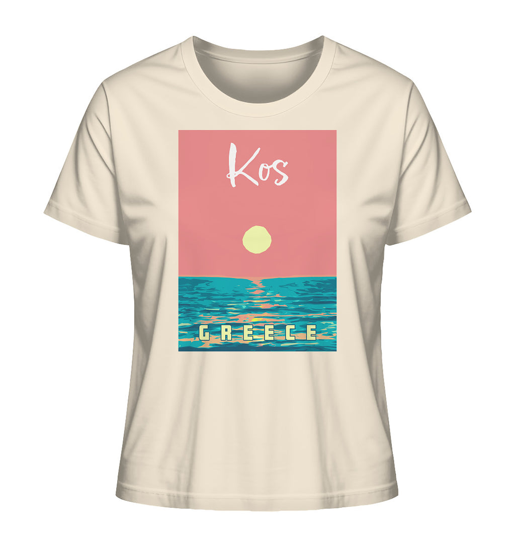 Sunset Ocean Kos Greece - Ladies Organic Shirt