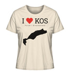 I LOVE KOS - Forum Griechenland Black - Ladies Organic Shirt