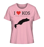 I LOVE KOS - Forum Griechenland Black - Ladies Organic Shirt