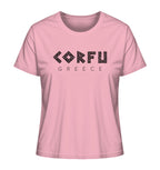 Corfu Greece Mosaik - Ladies Organic Shirt