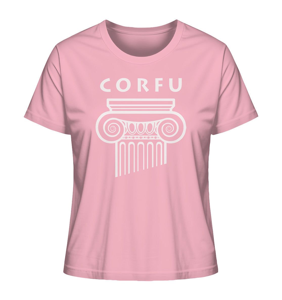 Corfu Griechischer Säulenkopf - Ladies Organic Shirt