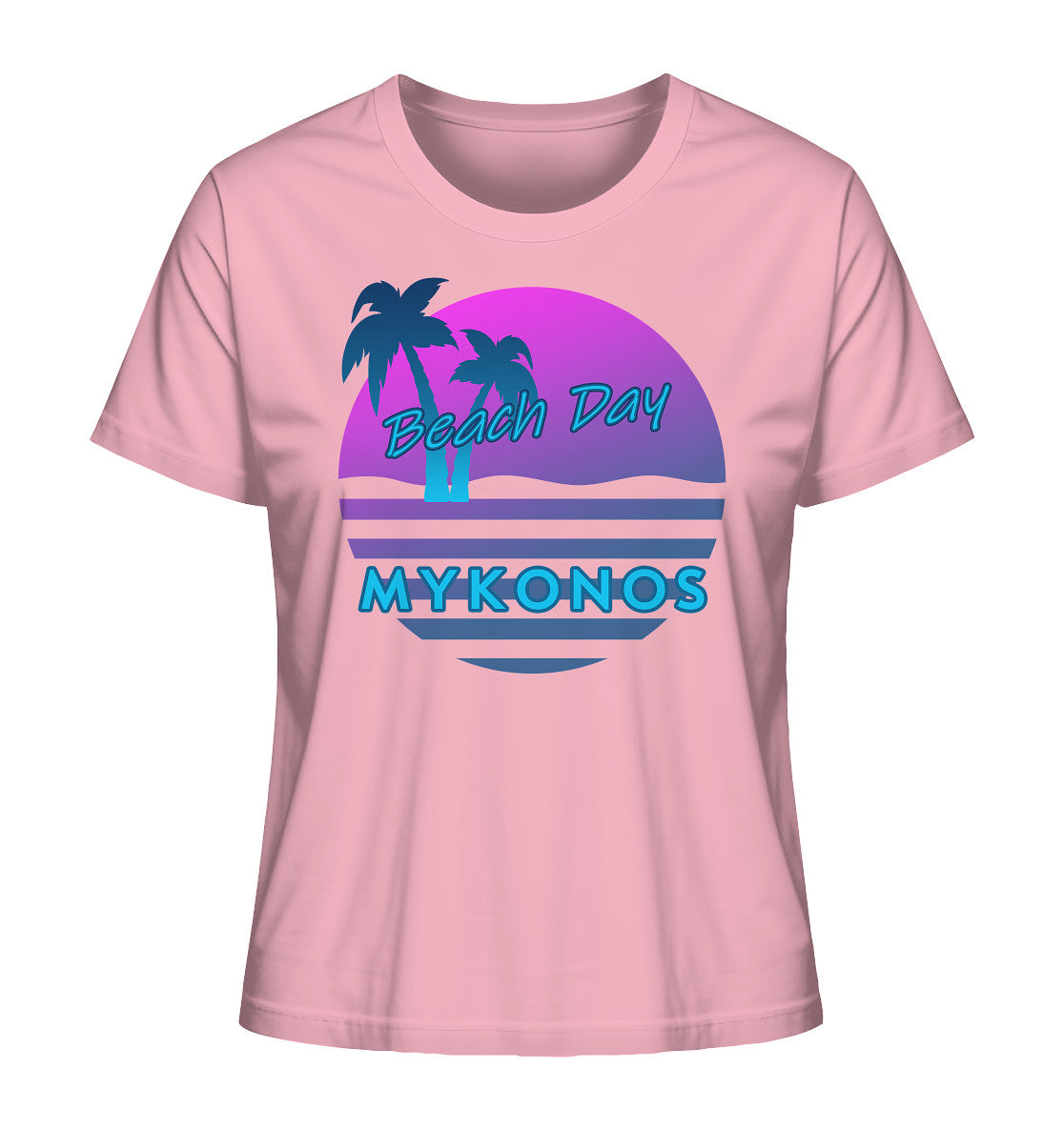 Beach Day Mykonos - Ladies Organic Shirt