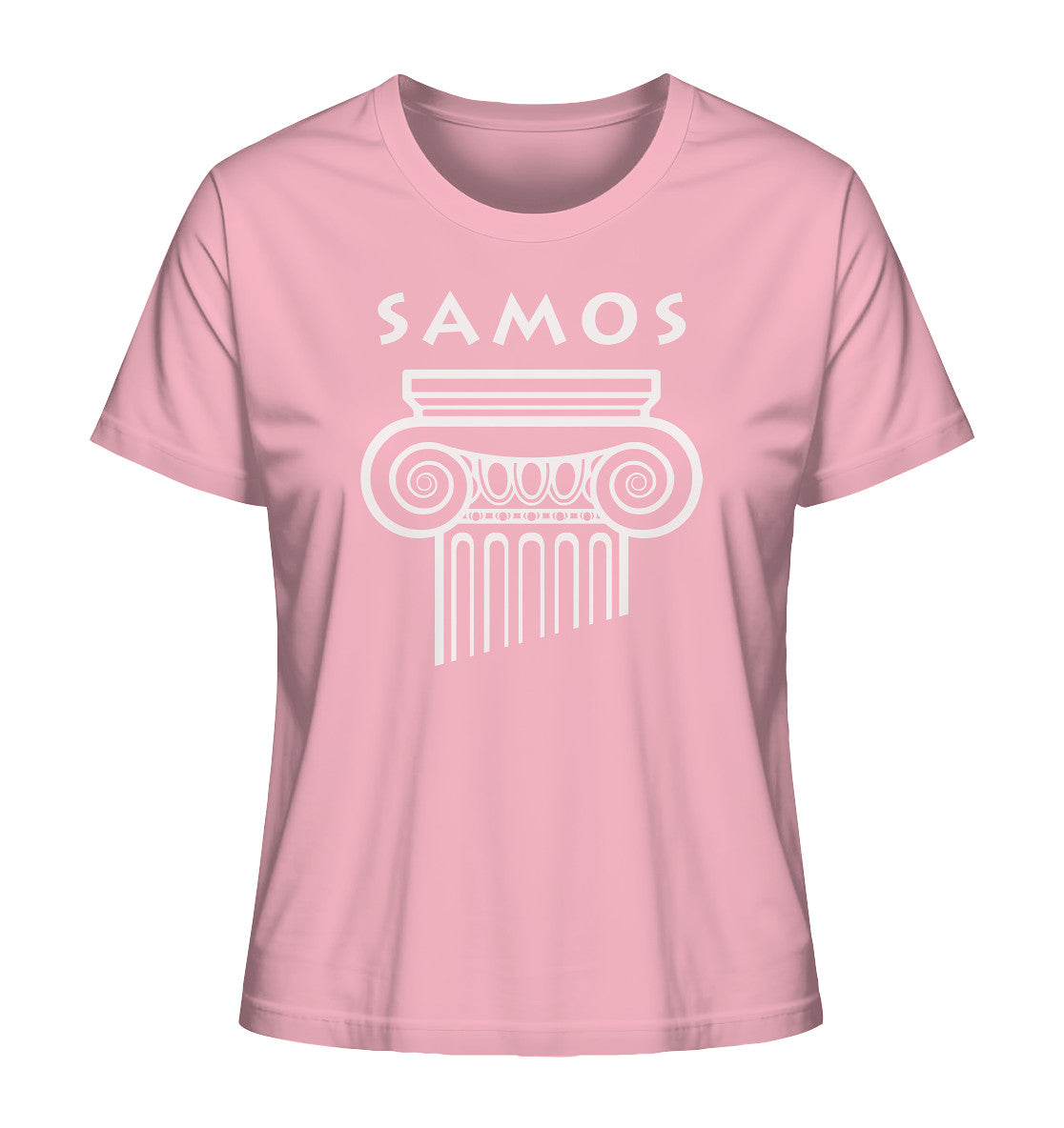 Samos Griechischer Säulenkopf - Ladies Organic Shirt