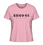 Rhodes Greece Mosaic - Ladies Organic Shirt