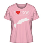 I LOVE KOS - Forum Greece White - Ladies Organic Shirt