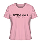 Mykonos Greece Mosaik - Ladies Organic Shirt