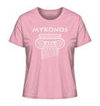 Mykonos Griechischer Säulenkopf - Ladies Organic Shirt