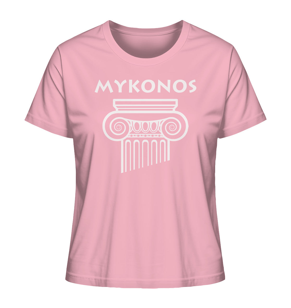 Mykonos Griechischer Säulenkopf - Ladies Organic Shirt