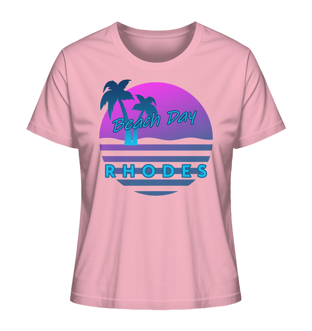 Beach Day Rhodes - Ladies Organic Shirt