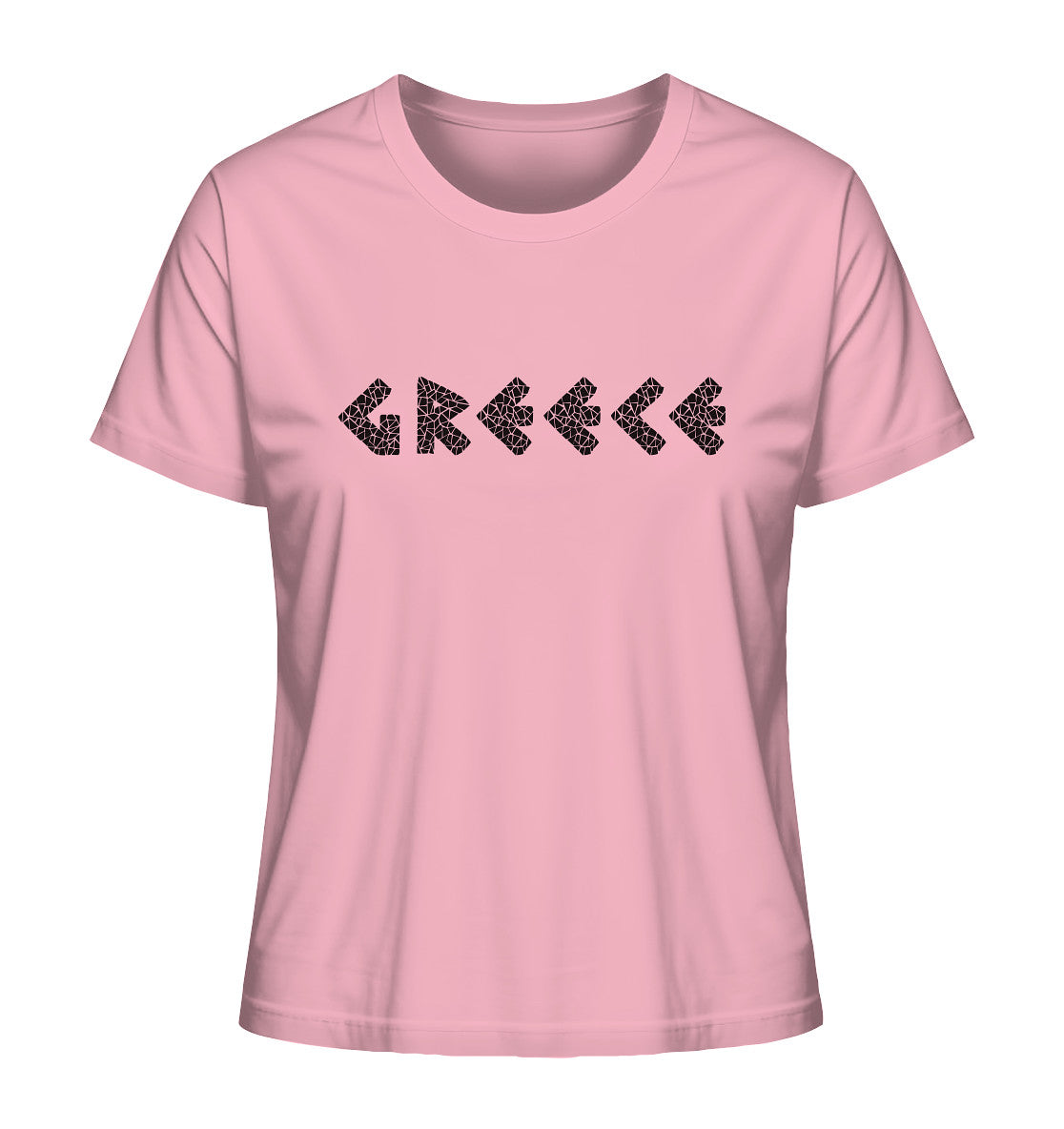 Greece Black Mosaik - Ladies Organic Shirt