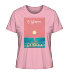Sunset Ocean Mykonos Greece - Ladies Organic Shirt