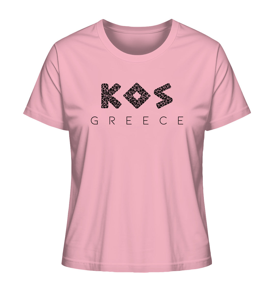 Kos Greece Mosaik - Ladies Organic Shirt