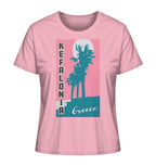 Palm trees & Pink Sky Kefalonia Greece - Ladies Organic Shirt