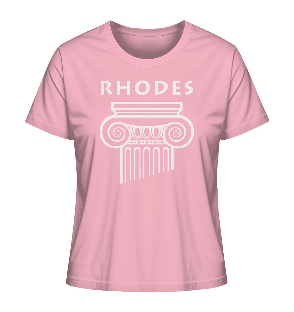 Rhodes Greek Column Head - Ladies Organic Shirt