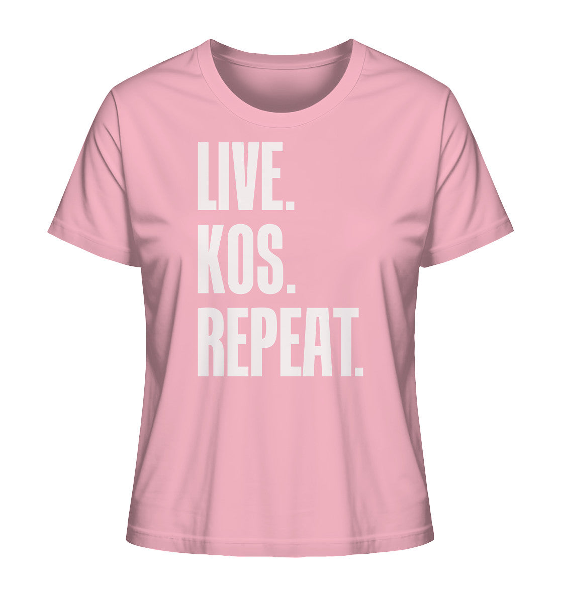 LIVE. KOS. REPEAT. - Ladies Organic Shirt