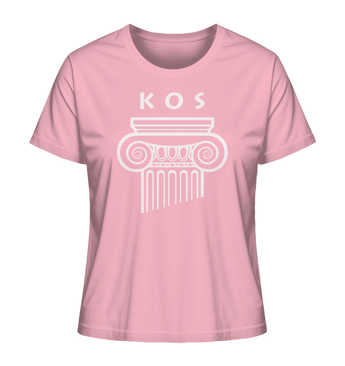 Kos Griechischer Säulenkopf - Ladies Organic Shirt