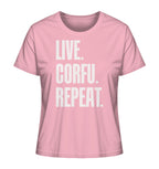 LIVE. CORFU. REPEAT. - Ladies Organic Shirt