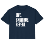 LIVE. SKIATHOS. REPEAT. - Ladies Organic Shirt