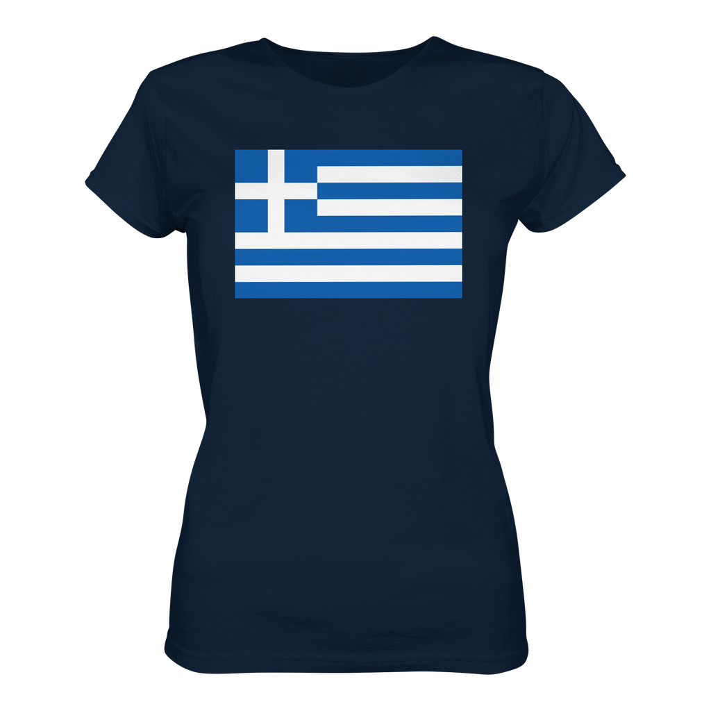 Griechenland Flagge - Ladies Organic Shirt