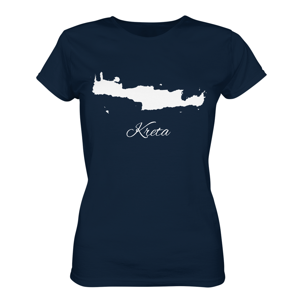 Kreta Silhouette Griechenland - Ladies Organic Shirt