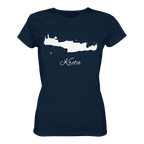 Kreta Silhouette Griechenland - Ladies Organic Shirt
