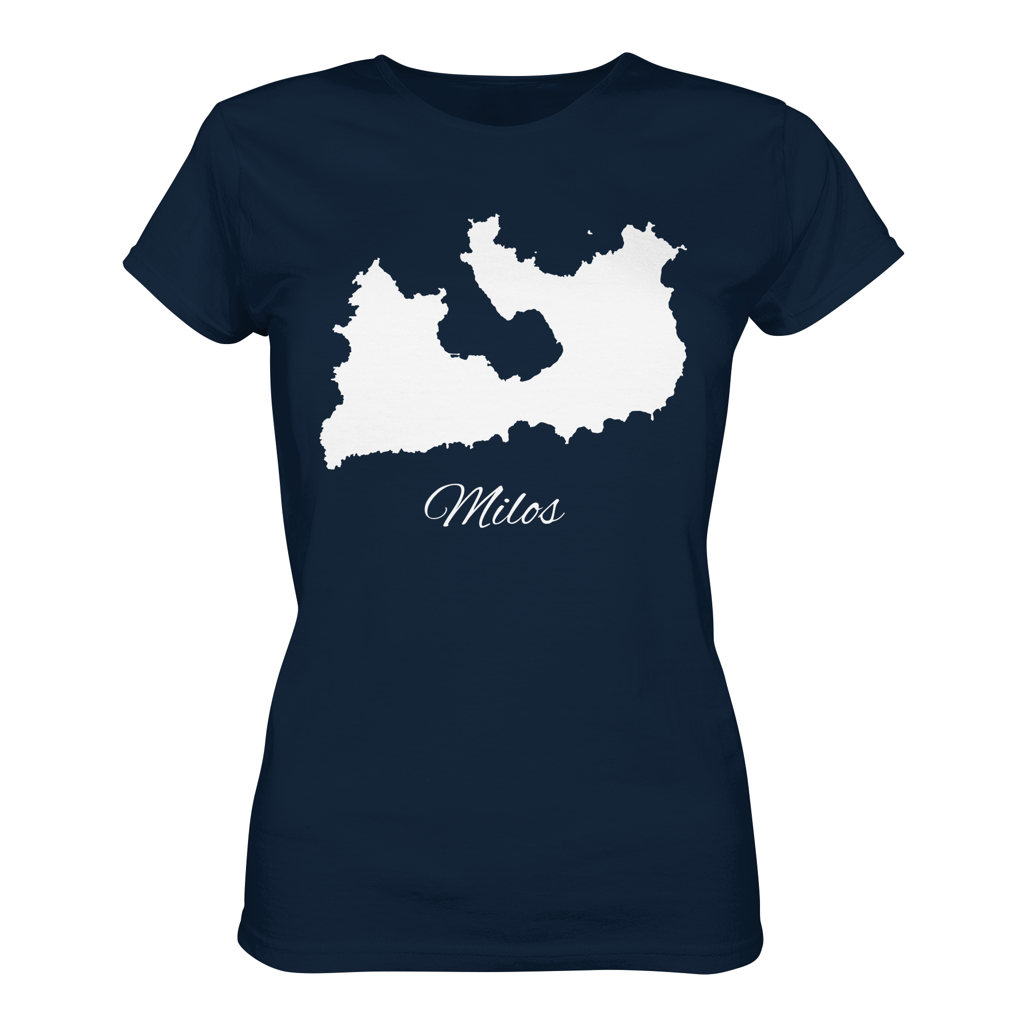 Milos Silhouette Griechenland - Ladies Organic Shirt