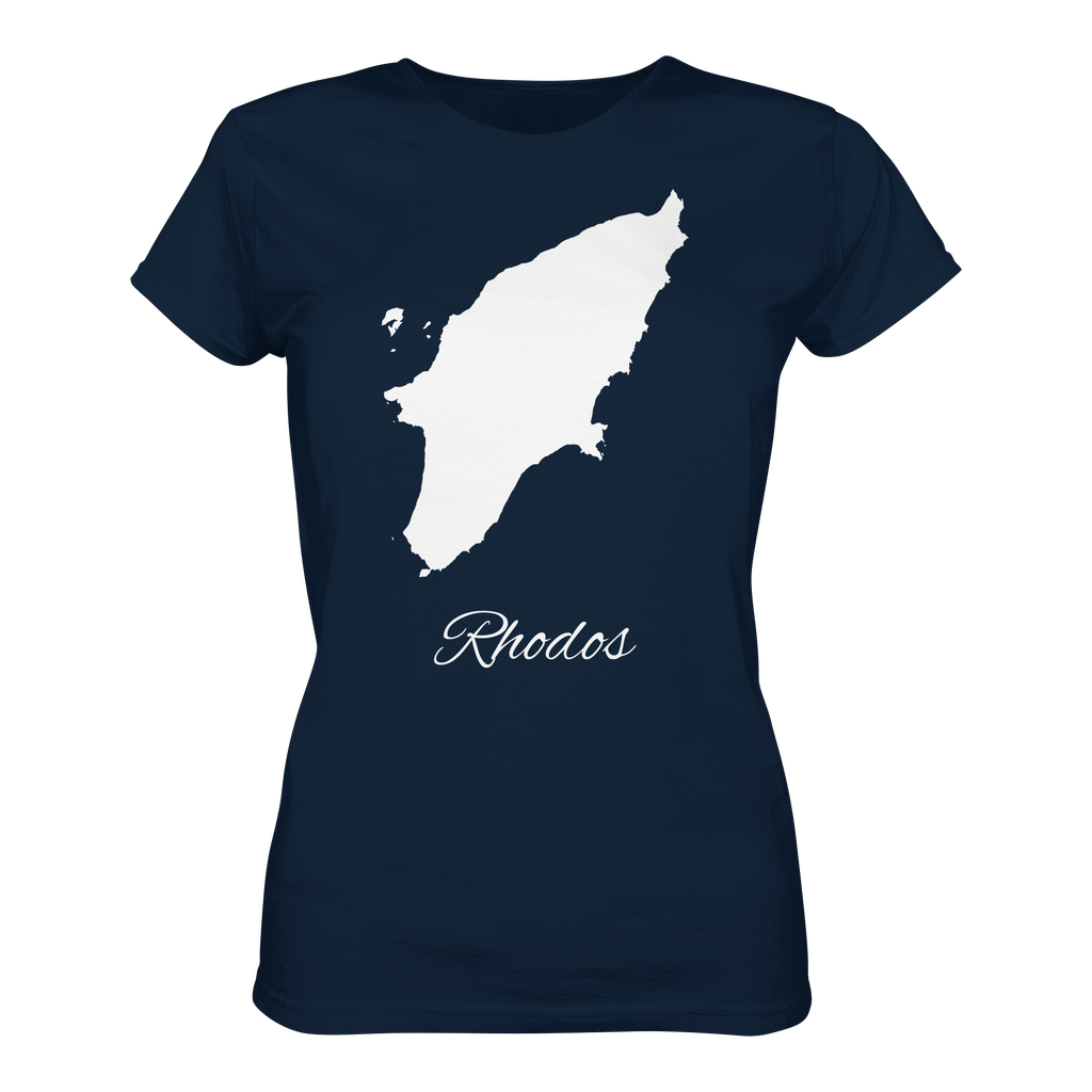 Rhodos Silhouette Griechenland - Ladies Organic Shirt