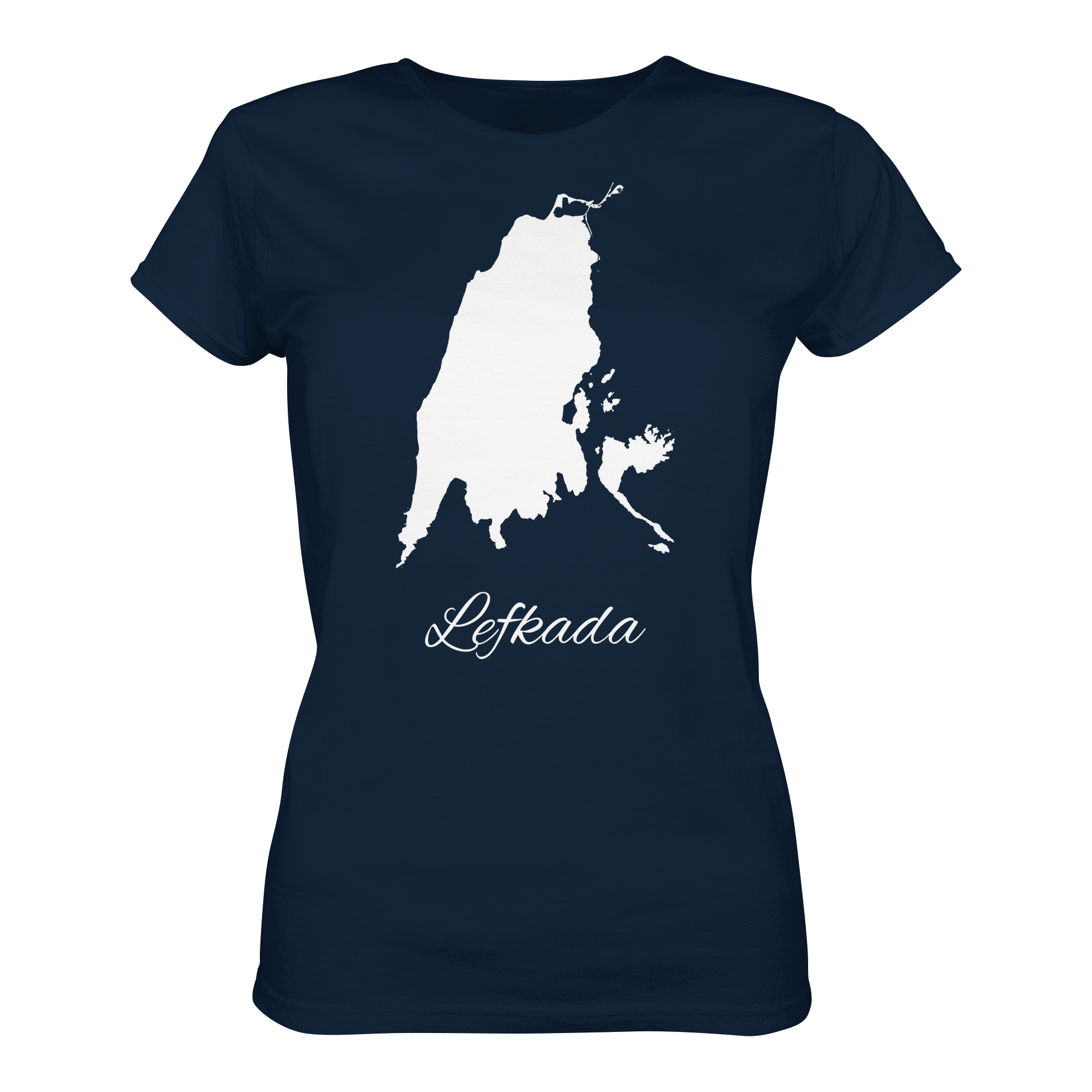 Lefkada Silhouette Griechenland - Ladies Organic Shirt