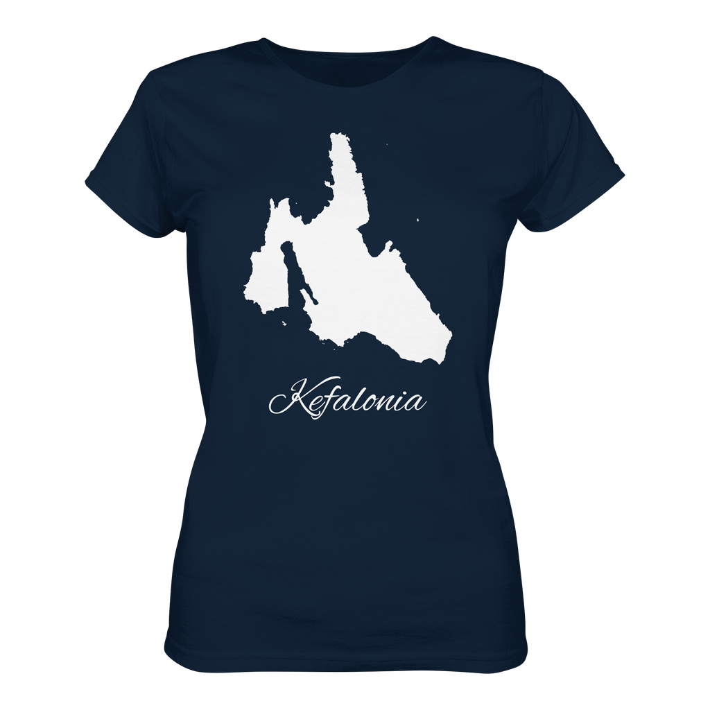 Kefalonia Silhouette Griechenland - Ladies Organic Shirt
