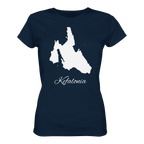 Kefalonia Silhouette Griechenland - Ladies Organic Shirt