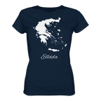 Ellada Silhouette Griechenland - Ladies Organic Shirt