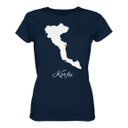 Korfu Silhouette Griechenland - Ladies Organic Shirt