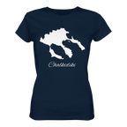Chalkidiki Silhouette Griechenland - Ladies Organic Shirt