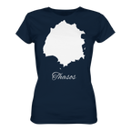 Thasos Silhouette Griechenland - Ladies Organic Shirt