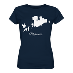 Mykonos Silhouette Griechenland - Ladies Organic Shirt