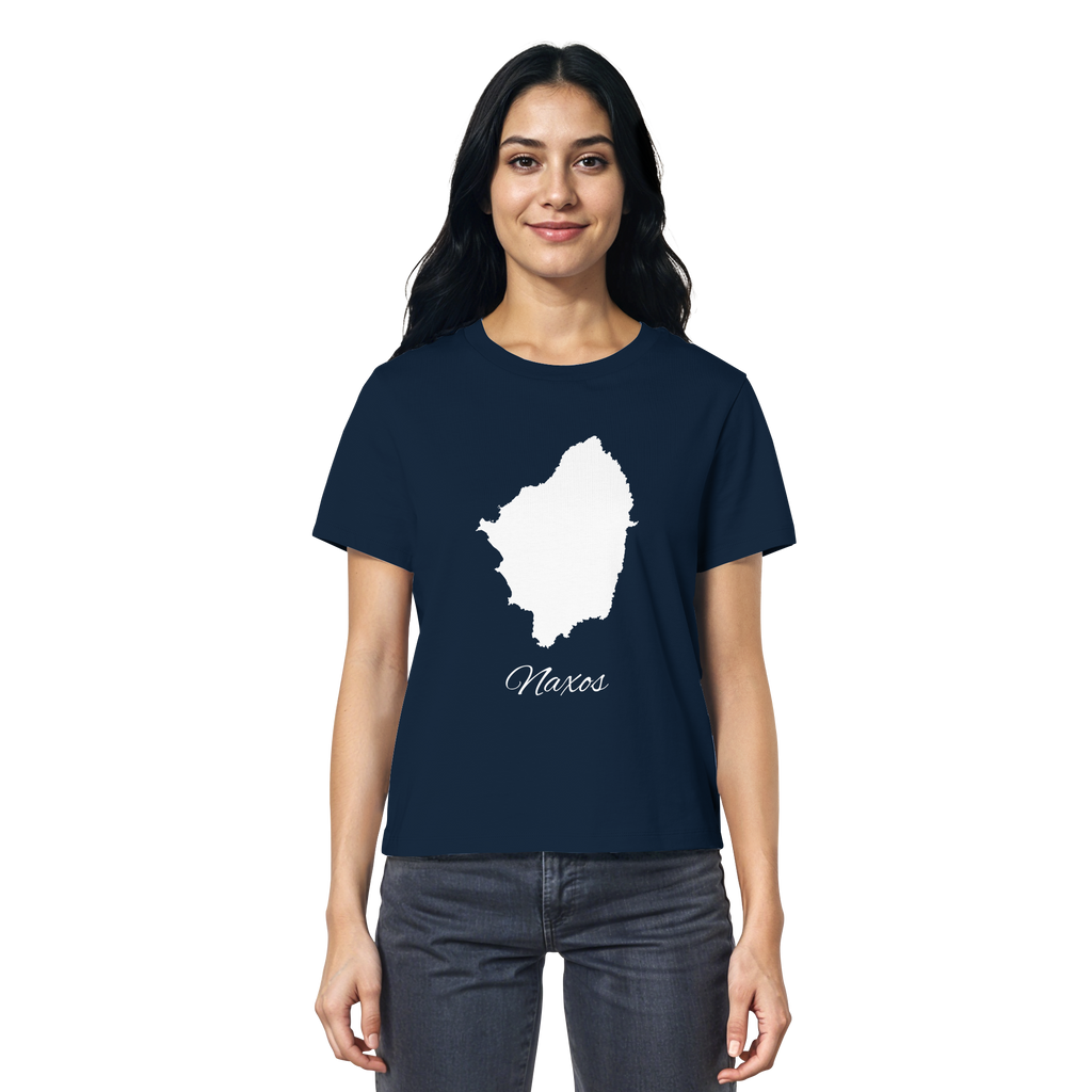 Naxos Silhouette Griechenland - Ladies Organic Shirt