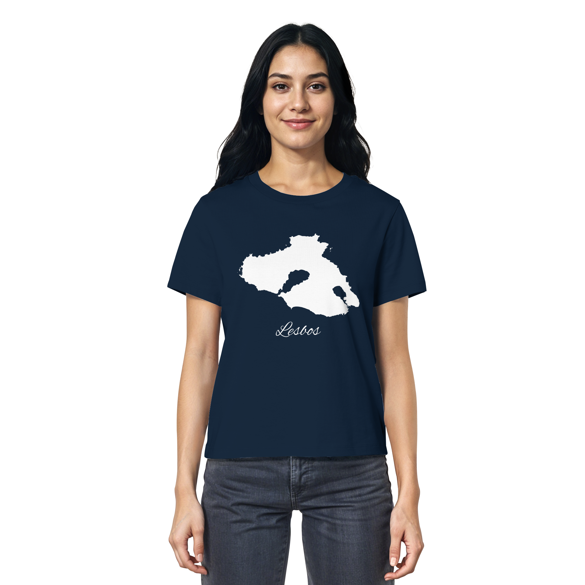 Lesbos Silhouette Griechenland - Ladies Organic Shirt