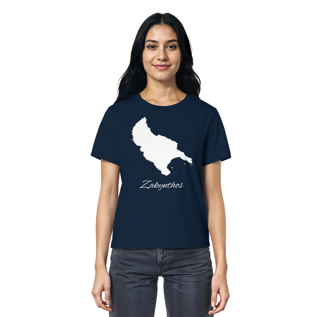 Zakynthos Silhouette Griechenland - Ladies Organic Shirt