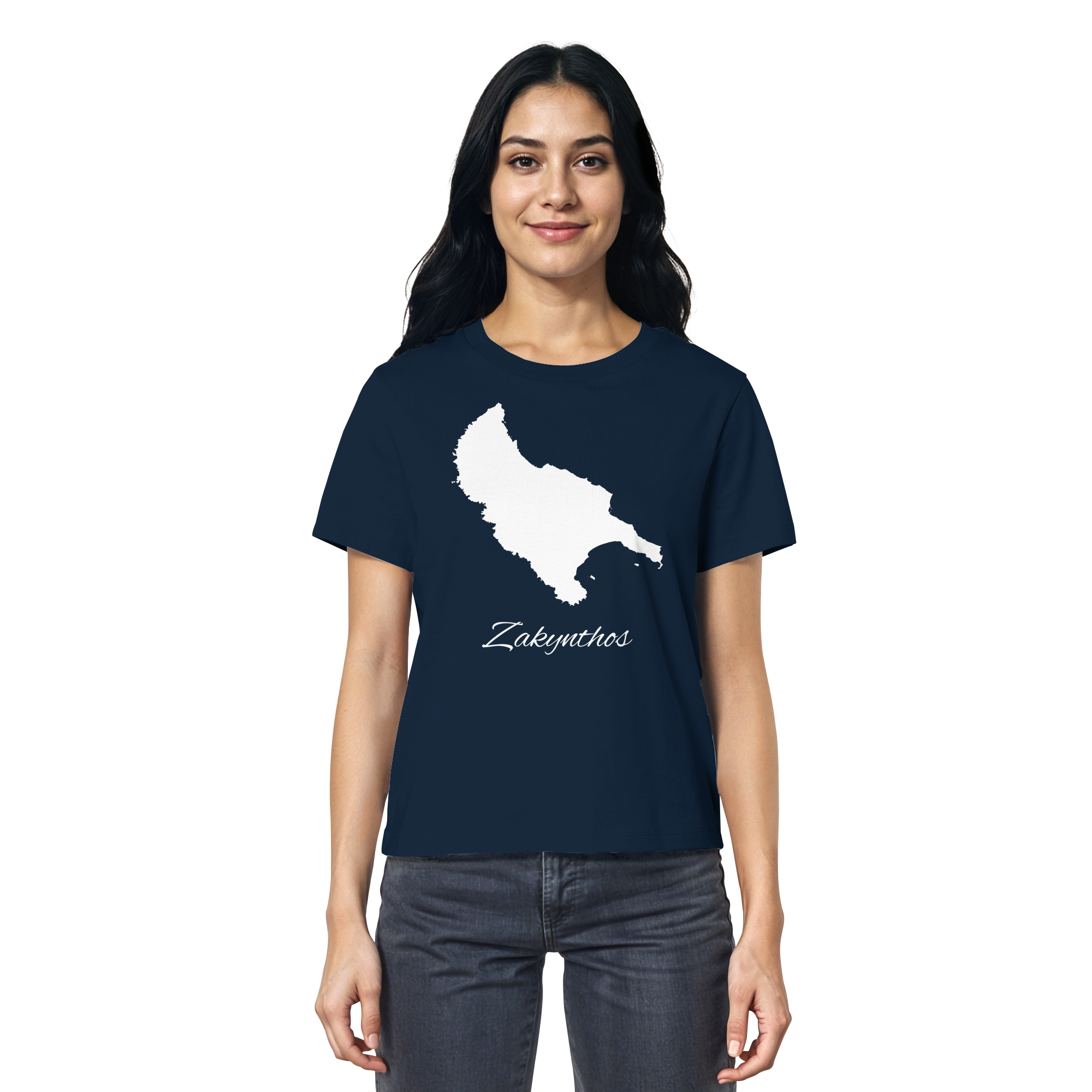 Zakynthos Silhouette Griechenland - Ladies Organic Shirt
