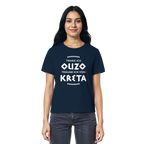 Trinke ich Raki träume ich von Kreta - Ladies Organic Shirt