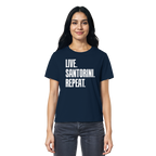 LIVE. SANTORINI. REPEAT. - Ladies Organic Shirt