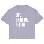 LIVE. SKIATHOS. REPEAT. - Ladies Organic Shirt