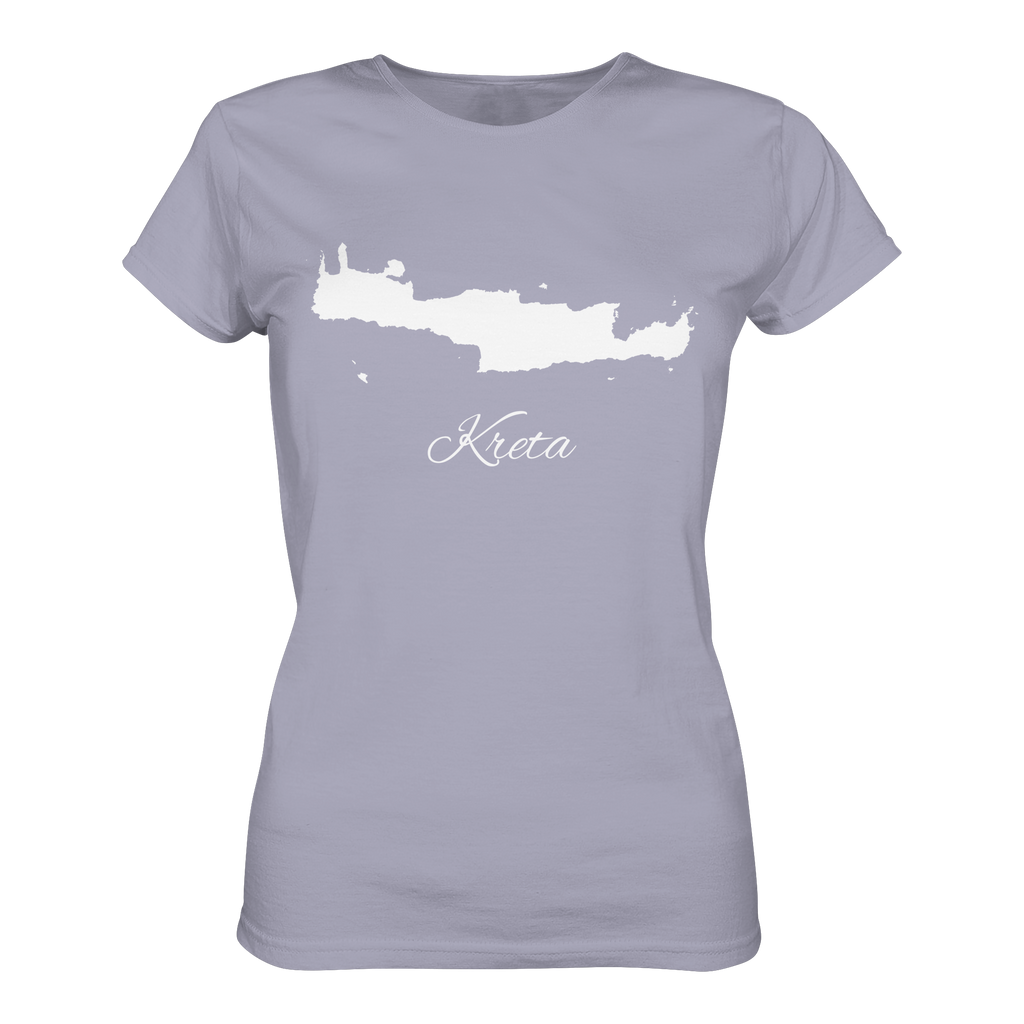 Kreta Silhouette Griechenland - Ladies Organic Shirt